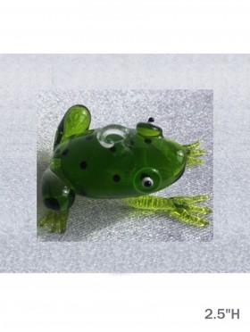 Hanging Glass Frog Ornament